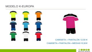 Catálogo Equipaciones K- 2023-2024